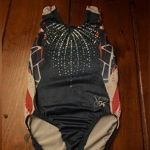 GK gymnastics leotard- Simone biles- size extra small
